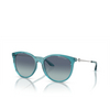 Gafas de sol Armani Exchange AX4140S 82374S shiny transparent petroleum - Miniatura del producto 2/3