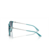 Lunettes de soleil Armani Exchange AX4140S 82374S shiny transparent petroleum - Vignette du produit 3/3