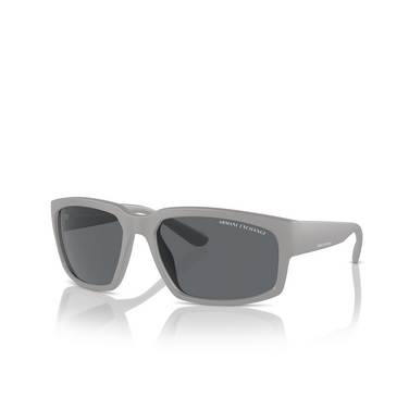 Armani Exchange AX4142SU Sonnenbrillen 818087 matte grey - Dreiviertelansicht