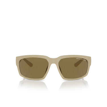 Lunettes de soleil Armani Exchange AX4142SU 834873 matte beige - Vue de face