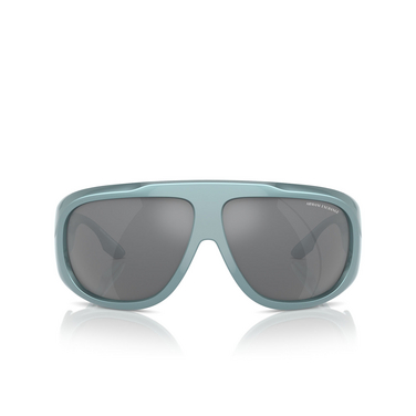 Armani Exchange AX4143SU Sunglasses 83526G metalized light blue / grey - front view