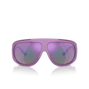 Lunettes de soleil Armani Exchange AX4143SU 83534V metalized purple - Vue de face