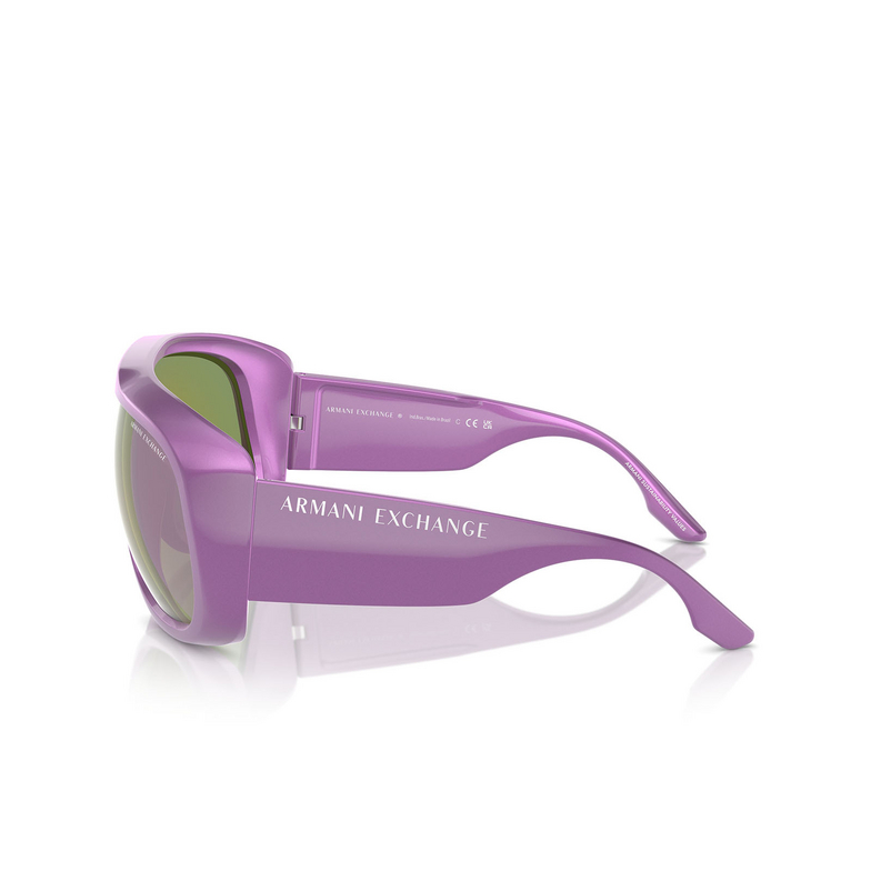 Armani Exchange AX4143SU Sunglasses 83534V metalized purple - 3/3