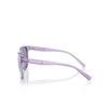 Armani Exchange AX4144SU Sunglasses 82361U shiny transparent violet - product thumbnail 3/3