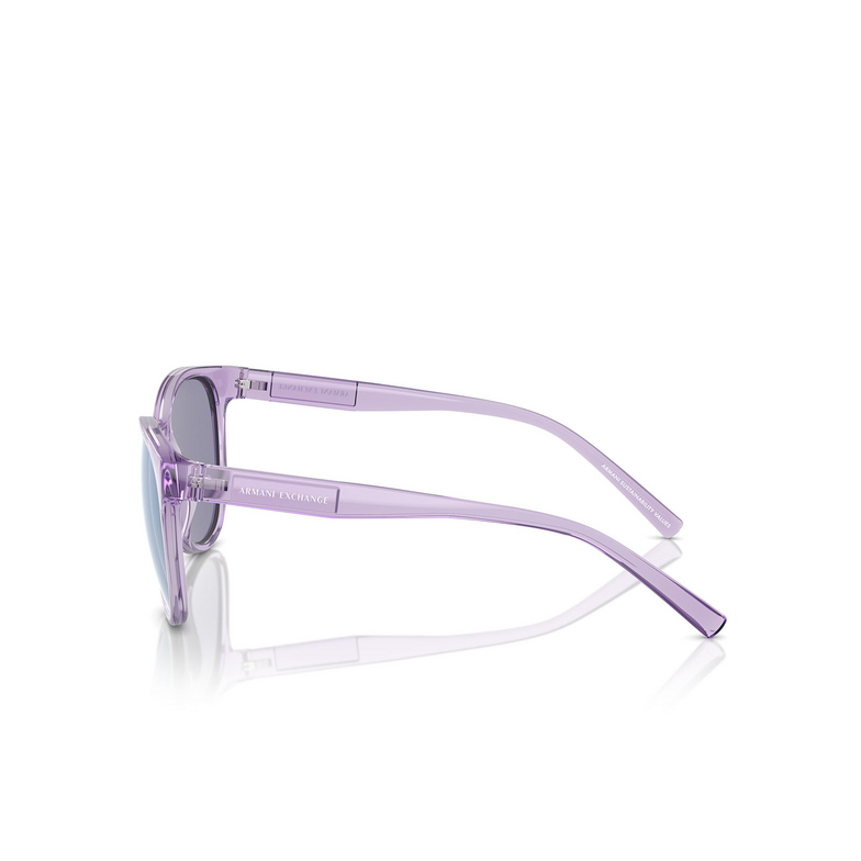 Armani Exchange AX4144SU Sunglasses 82361U shiny transparent violet - 3/3