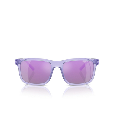 Armani Exchange AX4145S Sunglasses 83464V shiny transparent violet - front view