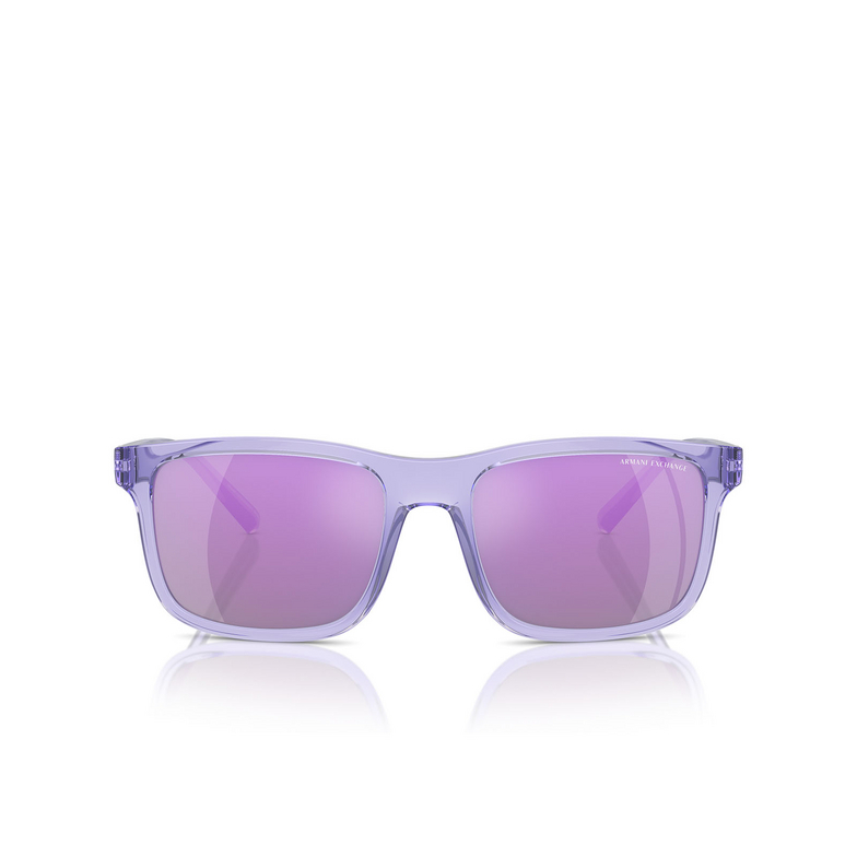 Armani Exchange AX4145S Sonnenbrillen 83464V shiny transparent violet - 1/3