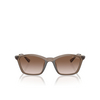 Armani Exchange AX4146SU Sunglasses 834913 shiny transparent brown - product thumbnail 1/3