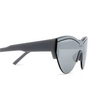 Gafas de sol Balenciaga BB0004S 012 grey - Miniatura del producto 3/4