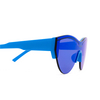 Gafas de sol Balenciaga BB0004S 013 light blue - Miniatura del producto 3/4