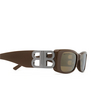 Lunettes de soleil Balenciaga BB0096S 019 brown - Vignette du produit 3/4