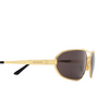 Gafas de sol Balenciaga BB0227S 001 gold - Miniatura del producto 3/4