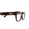 Balenciaga BB0274O Eyeglasses 003 red - product thumbnail 3/4