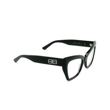 Balenciaga BB0275O Korrektionsbrillen 004 green - Dreiviertelansicht