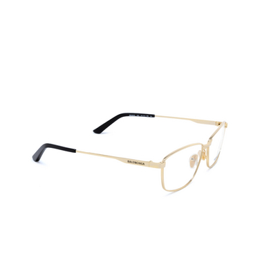 Balenciaga BB0283O Korrektionsbrillen 002 gold - Dreiviertelansicht