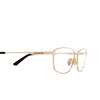 Gafas graduadas Balenciaga BB0283O 002 gold - Miniatura del producto 3/4