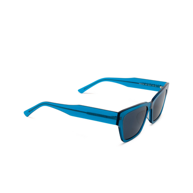 Gafas de sol Balenciaga BB0307SA 004 blue - Vista tres cuartos