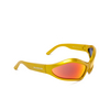 Gafas de sol Balenciaga BB0314S 004 yellow - Miniatura del producto 2/5