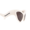 Balenciaga BB0319S Sunglasses 003 ivory - product thumbnail 3/4