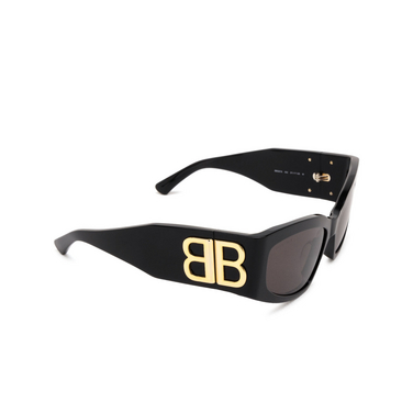 Balenciaga BB0321S Sunglasses 002 black - three-quarters view