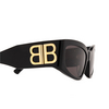 Balenciaga BB0321S Sunglasses 002 black - product thumbnail 3/5