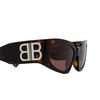 Gafas de sol Balenciaga BB0321S 008 havana - Miniatura del producto 3/4