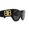 Balenciaga BB0322S Sunglasses 002 black - product thumbnail 3/4