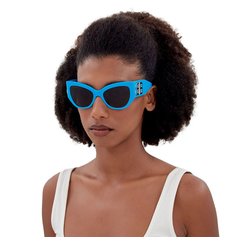 Gafas de sol Balenciaga BB0322S 006 light blue - 5/5