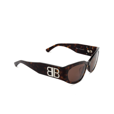 Balenciaga BB0324SK Sonnenbrillen 003 havana - Dreiviertelansicht
