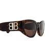 Gafas de sol Balenciaga BB0324SK 003 havana - Miniatura del producto 3/4