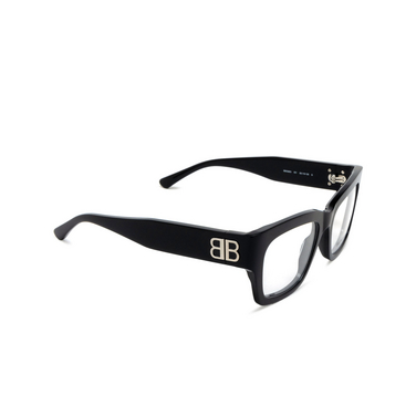 Balenciaga BB0325O Korrektionsbrillen 001 black - Dreiviertelansicht