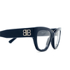 Balenciaga BB0326O Korrektionsbrillen 005 blue - Produkt-Miniaturansicht 3/4