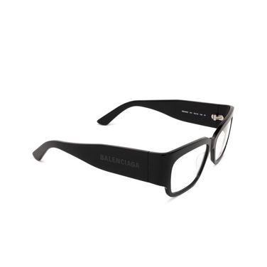 Balenciaga BB0332O Korrektionsbrillen 001 black - Dreiviertelansicht