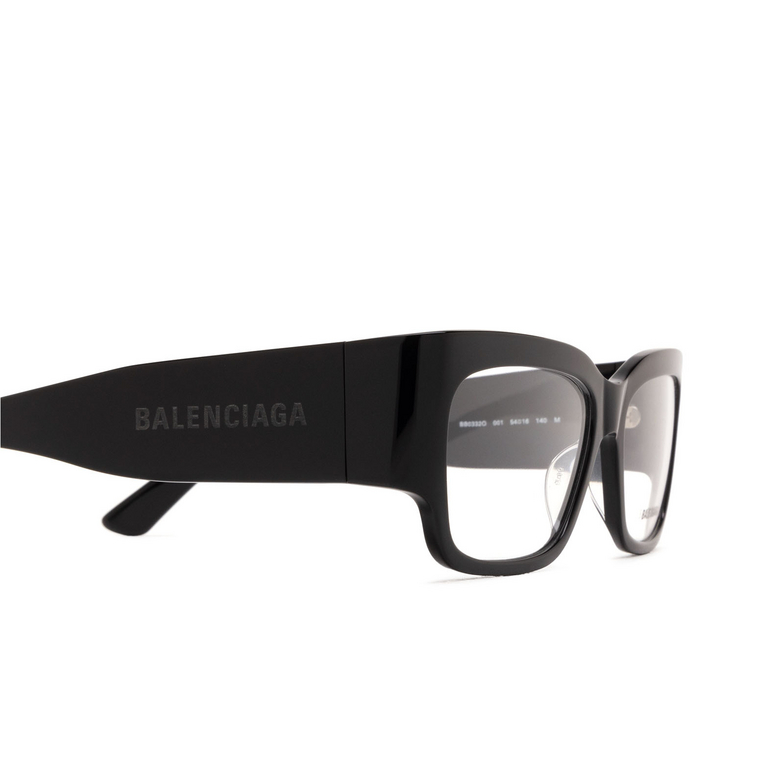Balenciaga BB0332O Korrektionsbrillen 001 black - 3/4