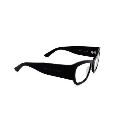 Balenciaga BB0333O Korrektionsbrillen 001 black - Dreiviertelansicht