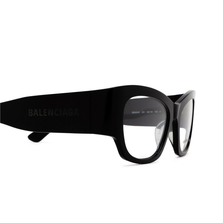 Balenciaga BB0333O Korrektionsbrillen 001 black - 3/4