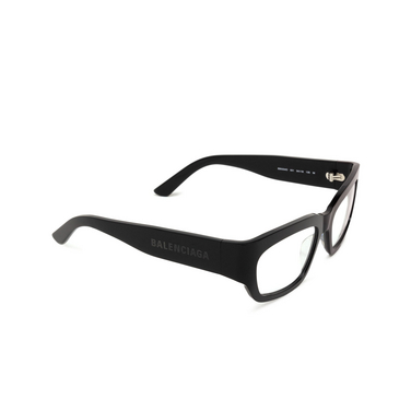 Balenciaga BB0334O Korrektionsbrillen 001 black - Dreiviertelansicht