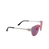 Balenciaga BB0337SK Sunglasses 002 ruthenium - product thumbnail 2/4