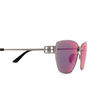 Balenciaga BB0337SK Sunglasses 002 ruthenium - product thumbnail 3/4
