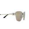 Balenciaga BB0337SK Sunglasses 006 silver - product thumbnail 3/4