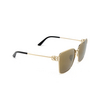 Gafas de sol Balenciaga BB0338SK 003 gold - Miniatura del producto 2/4