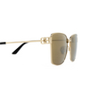 Gafas de sol Balenciaga BB0338SK 003 gold - Miniatura del producto 3/4