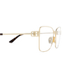 Balenciaga BB0339O Korrektionsbrillen 003 gold - Produkt-Miniaturansicht 3/4