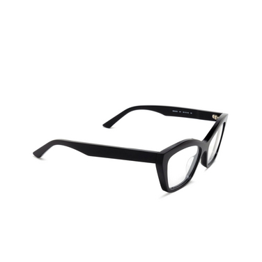Balenciaga BB0342O Korrektionsbrillen 001 black - Dreiviertelansicht