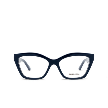 Balenciaga BB0342O Korrektionsbrillen 008 blue - Vorderansicht