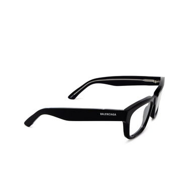 Balenciaga BB0343O Korrektionsbrillen 001 black - Dreiviertelansicht