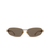 Lunettes de soleil Balenciaga BB0355S 002 gold - Vignette du produit 1/4