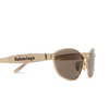 Occhiali da sole Balenciaga BB0356S 002 gold - anteprima prodotto 3/4