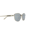 Gafas de sol Balenciaga BB0357SA 002 silver - Miniatura del producto 3/4