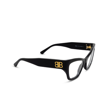 Gafas graduadas Balenciaga BB0362O 001 black - Vista tres cuartos